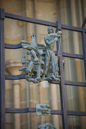 Landscape cathedral in Pragueの写真素材