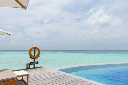 Maldives beautiful sea landscapeの写真素材