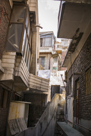 Korea Oksu-dong redevelopment area landscapeの写真素材