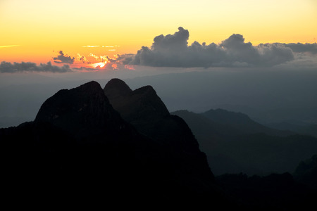 Doi Luang Chiang Dao Province Chiang Mai Thailand landscapeの写真素材