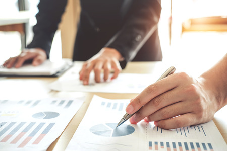 Business People meeting Planning Strategy Analysis on new business project Conceptの写真素材