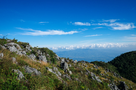 Doi Luang Chiang Dao Province Chiang Mai Thailand landscapeの写真素材