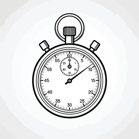 Stopwatch icon. Stopwatch icon. Stopwatch icon. Vector illustrationのイラスト素材