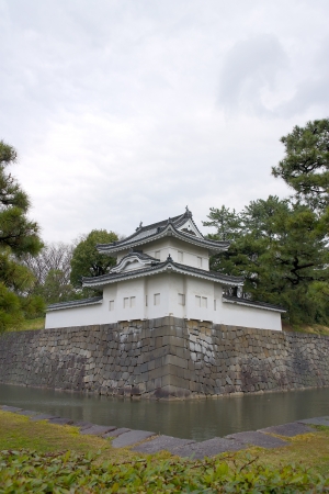 South-East  Sumi-yagura tower of Nijo castle, Kyoto, Japan  Important cultural property のeditorial素材