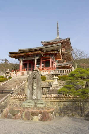 Entrance of Kiyomizu-dera temple, Kyoto, Japan  World 
のeditorial素材