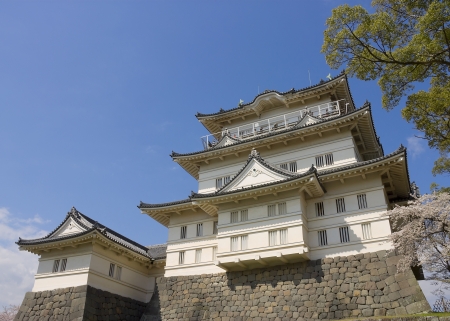 Main keep of Odawara castle, Japan  National Historic Siteのeditorial素材