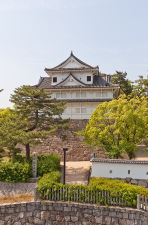 Fushimi Yagura turret circa XVII c. of Fukuyama Castle in Fukuyama Japan. Moved from Fushimi castle of Kyoto. Important Cultural Propertyのeditorial素材
