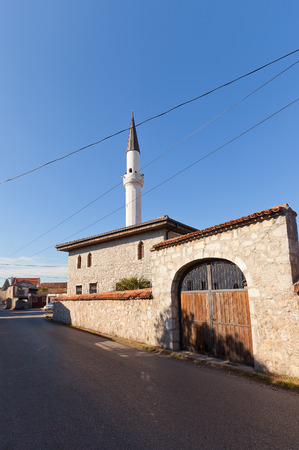 PODGORICA, MONTENEGRO - JANUARY 23, 2016: Osmanagic (Lukacevic) Mosque in Podgorica, Montenegro. Erected in 18th c. by Hadji Mehmed-pasha Osmanagicのeditorial素材