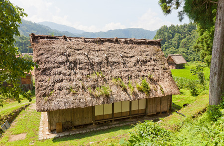 OGIMACI, JAPAN - AUGUST 01, 2016: National Trust Heritage Center (former Matsui family residence) in Ogimachi gassho style village of Shirakawa-go district. World Heritage Site of UNESCOのeditorial素材