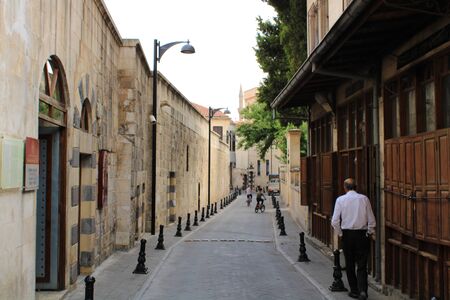 Turkish, Gaziantep, 24 June, - 2019: Streets of Gaziantep.のeditorial素材