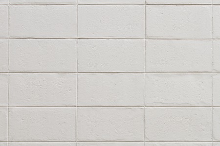 It is White brick wall for pattern and background.の写真素材