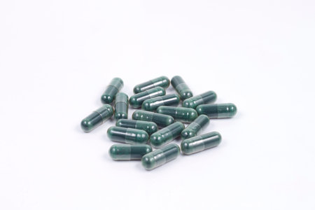 It is Capsule isolated on white.の写真素材