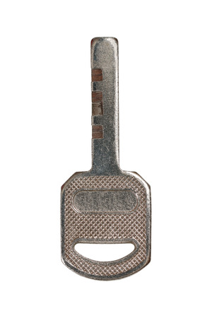 It is Single used home key isolated on white.の写真素材