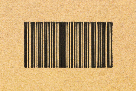 It is Paper texture with barcode.の写真素材