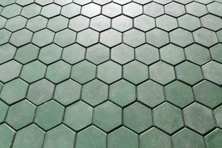 it is cement floor blocks for pattern and background.