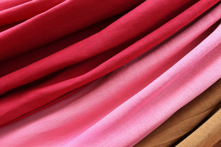 it is design on cotton texture for pattern and background.