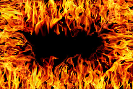 it is fire and flame for design.の写真素材