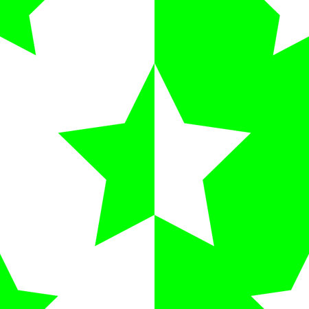 beautiful green and white star for pattern and background,vector illustration.のイラスト素材