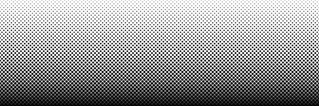 horizontal black halftone of square design for pattern and background.のイラスト素材