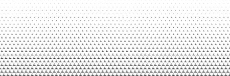 horizontal black halftone of triangle design for pattern and background.のイラスト素材