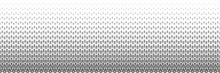 horizontal black halftone of female design for pattern and background.のイラスト素材
