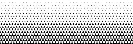 horizontal black halftone of people design for pattern and background.のイラスト素材