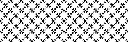 horizontal black cross wrench pattern and background.のイラスト素材
