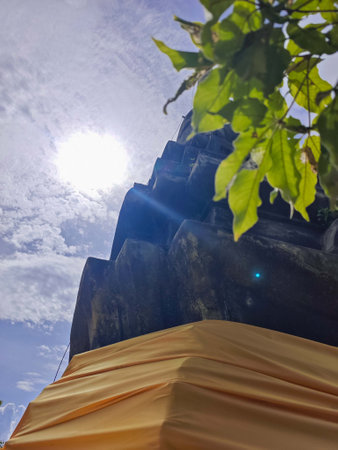 Buddhist temple in Angkor Wat, Siem Reap, Cambodiaの写真素材