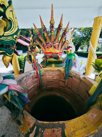 Thai style molding art in Nong Nooch park, Thailand.の写真素材