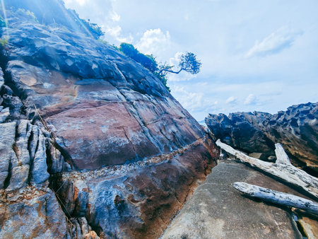 Khao Sam Roi Yot National Park, Prachuap Khiri Khan, Thailandの写真素材