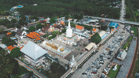 Aerial view of Wat Phra That Doi Suthep