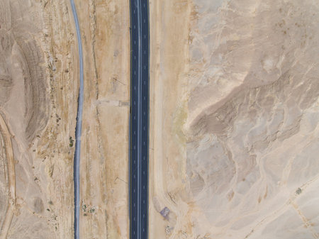 Arava desert road 90の写真素材