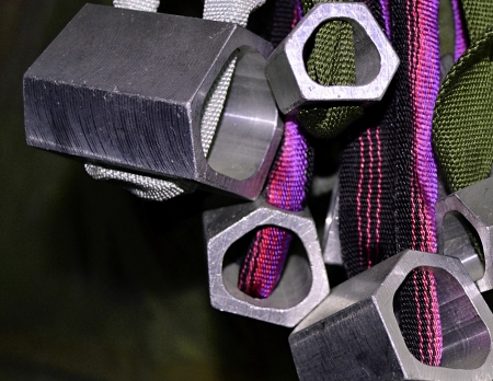 climbing wedge hex metalの写真素材