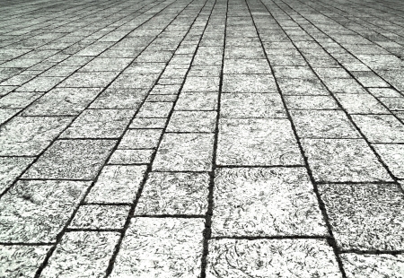background or texture with lumps of stone tilesの写真素材