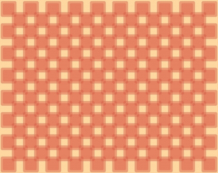 background eye illusion composed of square areas of redの写真素材