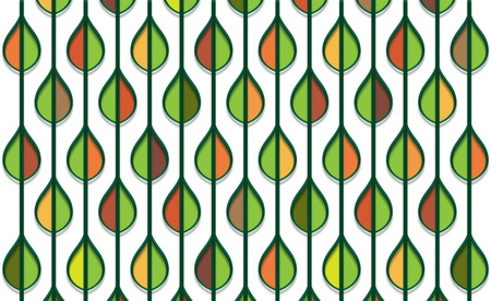 texture or background color autumn stylized leaf patternの写真素材