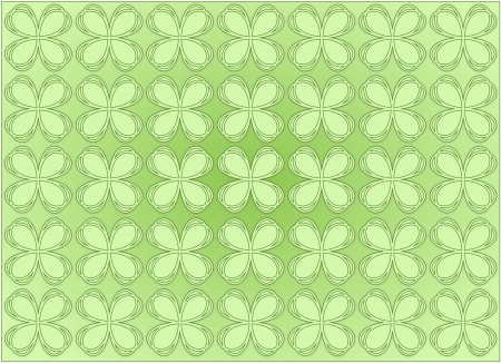 background or texture green four leaf clovers patternの写真素材