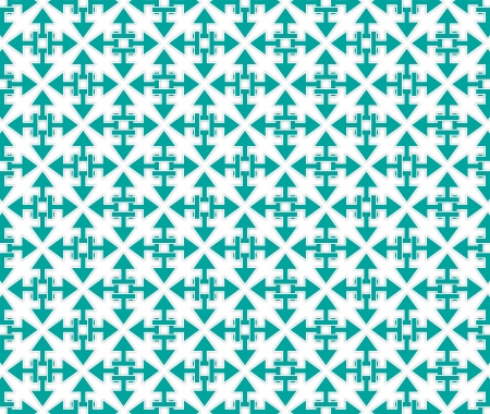 background or texture arrows starshaped pattern emerald colorの写真素材