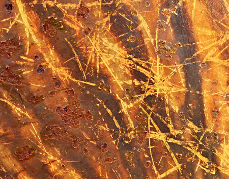 texture old paint smudges brown and orange color