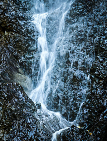 background or texture of small waterfall