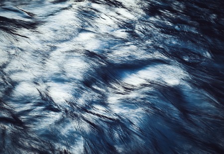 Abstract background or texture  dark blue water levels of the riverの写真素材