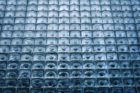 abstract background or texture Window of glass cubesの写真素材
