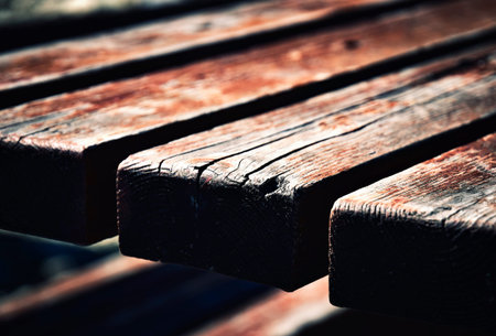 background Retro style old wooden board