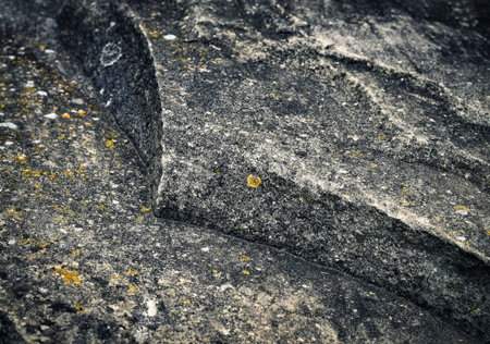 abstract background or texture detail cleaved old stone