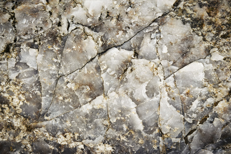 abstract background or texture Detail on cracked mountain quartzの写真素材