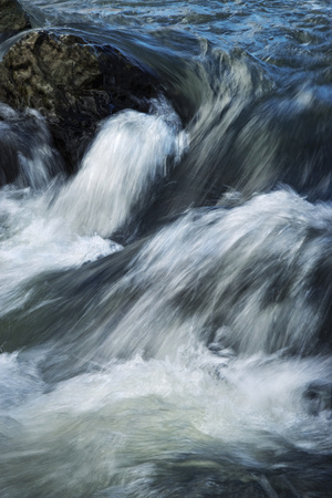 abstract background detail of wild rapid waterの写真素材