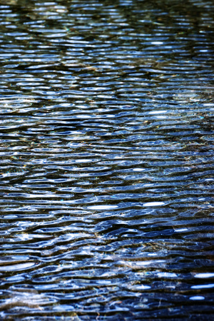 Abstract nature background Horizontal rippling water levelの写真素材