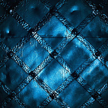 background or texture dark detail of the iron gateの写真素材