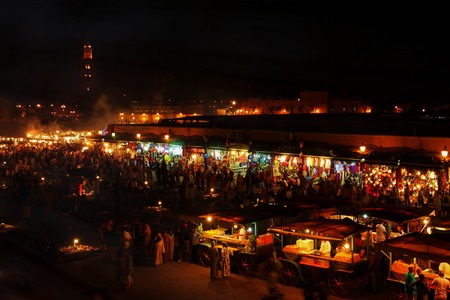 Marrakech market,  Marocoo Night Market.のeditorial素材