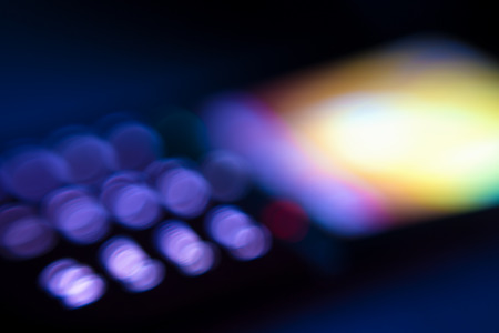 Abstract mobile phone display lights, blurred visionの写真素材